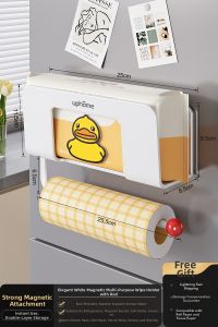 Auzzo | Magnetic Multifunctional Tissue Holder With Cutter Double Layer