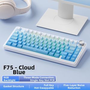 AULA | Tri-Mode Mechanical Customizable RGB Keyboard 75 Keys