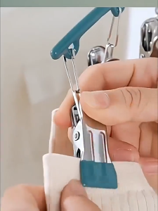 3PC/SET Stainless Steel Clothes Hanger with 10 Clips Windproof Space Save Underwear Socks Drying Racks