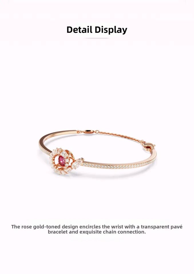 Swarovski | Zodiac Snake Bracelet Ornament High-end Gift | Lazada