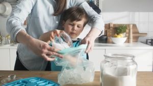 Hộp 50 Túi Zip Lock Đựng Thực Phẩm Cao Cấp IKEA ISTAD Hàng Chính Hãng (25L + 12L)