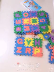 Happily Baby 36/72pcs Puzzle Play Mats for Baby Eva English Letters Foam Puzzle Developmental Toys Kids