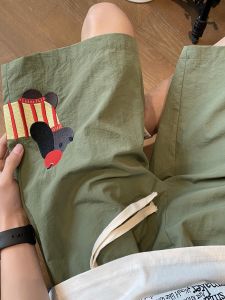 Dachshund Embroidery Quick-Dry Shorts for Boys