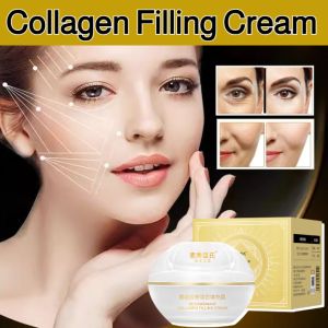 Collagen Filling Cream Anti Wrinkle Light Age Cream Whitening Face Cream Lighten Dark Fades Fine Lines