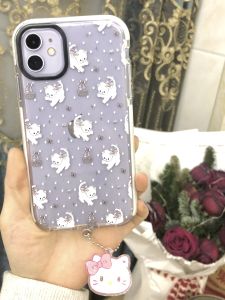 Cute Cat Lovable Ball Phone Case  17/16 14plus/15 12promax 13 Original 11 Friend New Year Style Cartoon Artistic Pendant