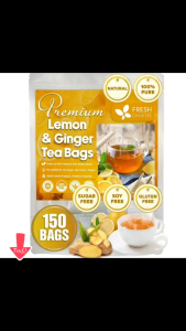 Slimming Lemon Ginger Tea 100 Bags Weight Loss Daytime Bedtime Tea Gentle Diet Detox Herbal Tea Burn Fat Tea Slim Weight Loss Juice