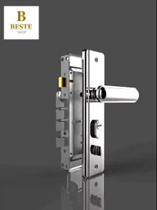 4 Latch Main Doorknobs Doors Locked set Security Door House for Condominium Apartment Villa