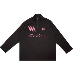 Áo Khoác Dài Tay Thể Thao Bóng Rổ Phong Cách Mỹ Cho Nam Mùa Thu Áo Nỉ Cổ Đứng Áo Khoác Ngoài Thời Trang Áo Nỉ Mềm Mại Thoải Mái