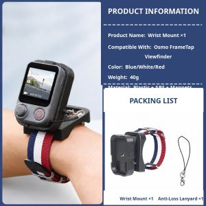Giá Đỡ Dây Đeo Tay FrameTap Viewfinder Cho DJI Pocket 4 Pro Dây Đeo Tay Từ Tính Có Thể Điều Chỉnh Cho Thiết Bị Di Động 8P Phụ Kiện Bộ Dụng Cụ Quay Vlog POV