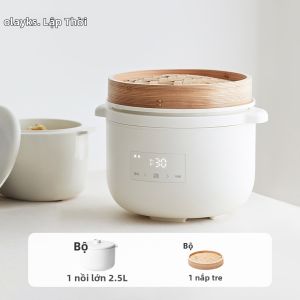[Phích cắm dẹt] Nồi Hầm Điện Nóng Nhanh