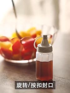 4Pcs/Set Mini Sauce Seasoning Box High-quality Portable Transparent PP Bottle Spices with Lid Transparent Kitchen Salt Spice Jar Travel Picnic Tomato Sauce Container Squeeze Bottle BBQ Accessories