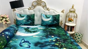 [HCM]Bộ Drap MỀN + áo gối { 5 món} thun Ý 5D Cao Cấp  mát lạnh thấm hút tốt.{ hoặc mền lẻ}""