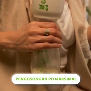 Mom Uung Electric Breastpump Rechargeable with PPSU Bottle Pompa ASI Elektrik MomUung