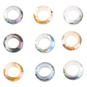 8/10/14MM Czech Glass Round Beads With Large Hole Crystal Big Hole Beads Spacer For DIY Making Earing Accessories Ornaments