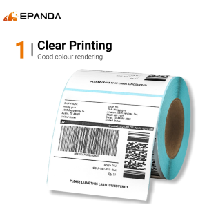 1 Carton Thermal Label Sticker Roll Pelekat Barcode Shipping Sticker Product SKU Label Price Tag