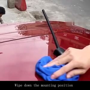 ✨ 2025 ✨ Shark Fin Of Automobile Antenna Roof Rfit Tail With Signal Radio Antenna Decoration Punch-Free