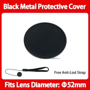 Metal Camera Lens Cap 43mm 46mm 49mm 52mm 55mm 58mm 62mm 67mm Screw-in Camera Cover Front Cap for Canon Nikon Sony Accessories