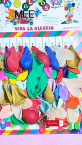 144pcs Party Gift Lottery Ballons with Bunutan Pad for Party Gift Loot-bag filler