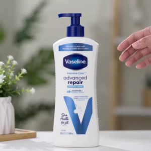 Vaseline Intensive Care Advanced Repair Lotion 600ml | Unscented Dry Skin Moisturizer 48H Hydration