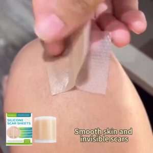 【BUY 1 TAKE 1】 Silicone Sheets for Scar Removal Reusable Tape Strips for C-Section Keloid Burn Acne Surgical Scars Keloid Burn Acne Surgical Scars 4cm x 150cm  Quick Scar Removal Suitable  Self-adhesive Waterproof  Scar Cover-Up