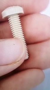 5pcs M1.4 M1.6 M2 ~ M5 High-Temperature Resistant Corrosion-Resistant PEEK Cross Pan Round Head Plastic Machine Insulation Screw