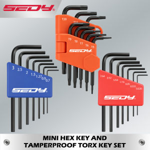 SEDY 22-Piece Mini Allen Wrench Set - 3-in-1 Hex & Tamperproof Torx Key Kit Metric/SAE Sizes Cr-V Steel for DIY & Repairs