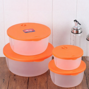 XIANGCAI | Microwave Safe Food Storage Box Round