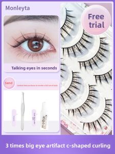 MONLEYTA | Natural Look Single Cluster False Eyelashes for Beginners