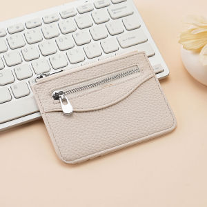 Mini Leather Wallet Mens Time Machine Wallet Key Card Coin Purse Womens Hard Coin Bag Soft Surface Short Style Wallet