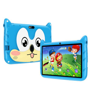 BDF | BDF New 7 Inch Cartoon Pattern Kids Tablets Quad Core 4GB RAM 64GB ROM 5G WiFi Learning Education Games Tablet Childrens Gift