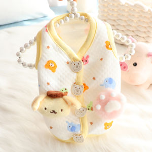 Cotton Pet Clothes for Dogs And Cats Teddy Small Dogs Pet Footprint Print Cotton Vest Spring Autumn Season Pet Apparel