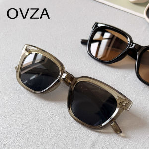 OVZA 2023 New Vintage Retro Sunglasses for Women Brand Designed Square Eyeglasses Male Classic S2017