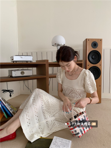 Váy Dài Tay Bồng Kiểu Pháp Lãng Mạn Cho Nữ Mùa Đông Cao Cấp Thanh Lịch Thường Ngày Rộng Rãi Váy Dài