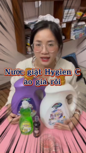 [Tặng 3 Quà] Combo 2 Can Nước Giặt Xả Đậm Đặc HygienC Plus 36Kg/Can Hương Nước Hoa - Làm Sạch Vết Bẩn