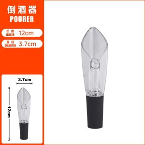 New Magic Wine Decanter Red Wine Aerating Pourer Spout Decanter Wine Aerator Quick Aerating Pouring Tool Pump Portable Filter