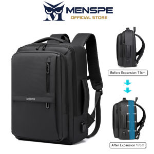 MENSPE Men Backpack Large Capacity Business Laptop Backpack Expandable Large Capacity Travel Backpack Men 15.6inch Laptop Backpack Anti-theft Multi-function Backpack