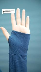 GRAFFITY - Jaket Olahraga Wanita Joging Parasut & Jaket Mesh Hoodie UV Protection