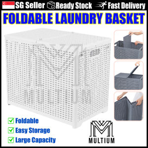 White Foldable Laundry Basket | Toy Storage Basket | Kid Toy | Storage Rack | STORAGE | KID STORAGE BASKET | Toy Organizer| Storage Bags | Foldable Laundry Basket | Collapsible Storage | Collapsible Laundry Basket | Toy Basket