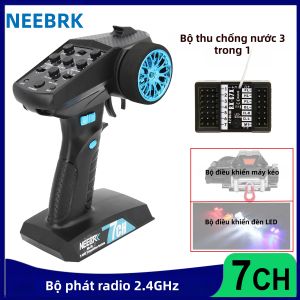 DSpower | Hệ Thống Máy Phát Sóng Radio NEEBRC 2.4GHZ 7 Kênh Với Điều Khiển Từ Xa Có Đèn LED Cho Xe Điều Khiển Từ Xa Thuyền Điều Khiển Từ Xa