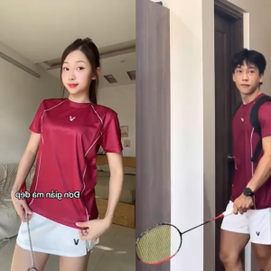 Áo Cầu Lông Quần Cầu Lông Bộ Cầu Lông Nam Nữ Chuyên Nghiệp Vải Thoáng Khí A908 - V Badwear