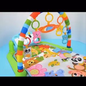 #readystock 4 COLOUR Premium Quality Baby Toys Colourful Musical Play Gym Playgym Play Mat Playmat Animal deisgn