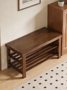 YONGJUE | Entrance Shoe Bench with Built-in Shoe Rack