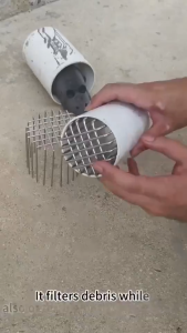 Balcony Drainage Cover Roof Floor Round Anti Clogging Drainage Outlet Outdoor Large Displacement 304 Stainless Steel Drainage Cover