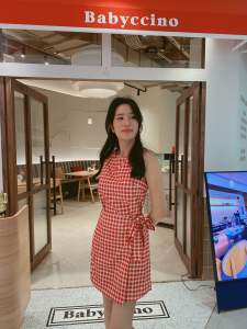 Vanilla sky : Linda Linda ❤️ เดรสสีแดงลายสก๊อต