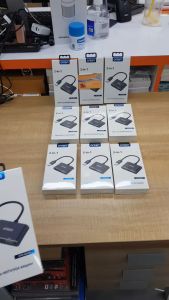 ONTEN 2in1 USB3.0 to HDMI+VGA Adapter ตัวแปลงสัญญาณ รุ่น OTN-5201B OTN5201B