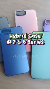 Hard Case For IP 7 8 7+ 8+ Plus Hologram Mika Casing Hybrid Kesing Silicon Silikon Cover Holo Macaron