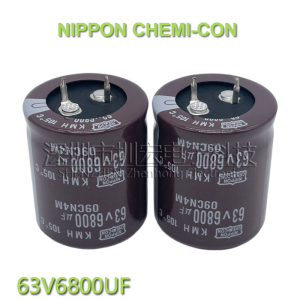2-10pcs Brand New Original 63v6800uf Nippon Chemi-con 63v 6800uf Electrolytic Capacitor 25x50 35x50