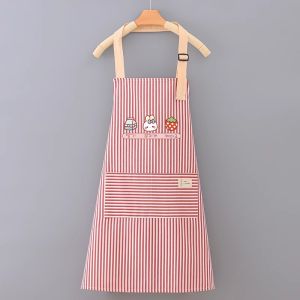 SVORIAHI | New 2025 Canvas Waterproof Oil-resistant Apron Thin Kitchen Home Use Dining Professional Women Summer Workwear Waist Apron
