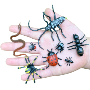 Bộ Đồ Chơi Động Vật Tĩnh Vật Mô Phỏng Nhỏ Bọ Gậy Rắn Sâu Côn Trùng Trẻ Em Mẫu Giáo Đồ Chơi Giáo Dục Sáng Tạo