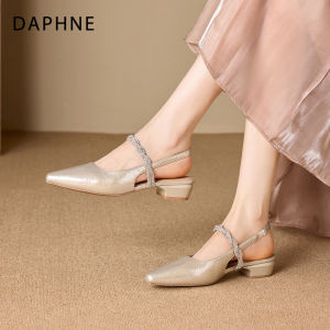 Daphne | Dép Mỏng Gót Cao Phong Cách Pháp Thoáng Mát Elegante